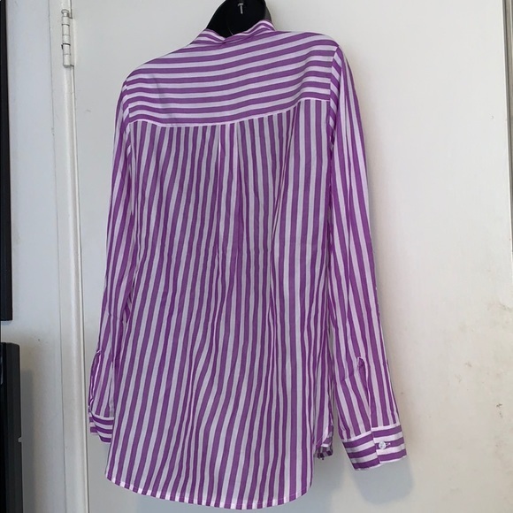 EXPRESS The City Shirt Small Button Up Blouse EUC - Picture 5 of 6